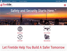 Tablet Screenshot of firetide.com